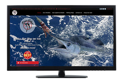 fishing website design pensacola